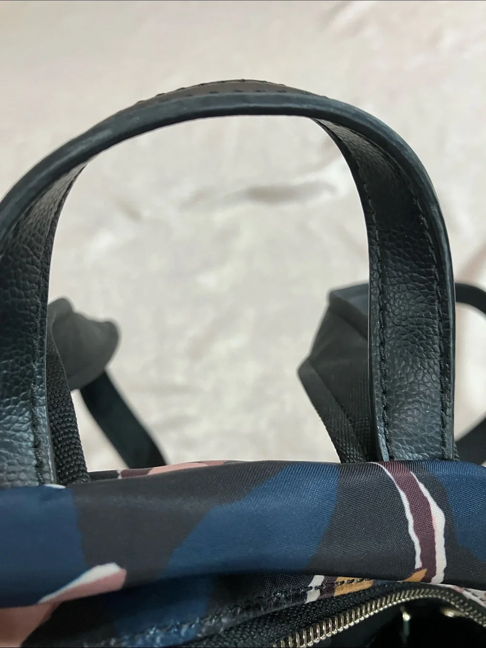 kate spade navy floral print mini backpack